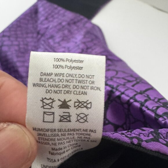 DC Comics The Joker Lace up Halter Top Small Purple Green Corset Costume Cosplay - Picture 12 of 12